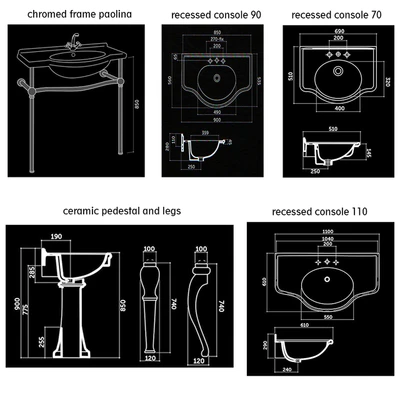 Washbasins Paolina — Ver 2