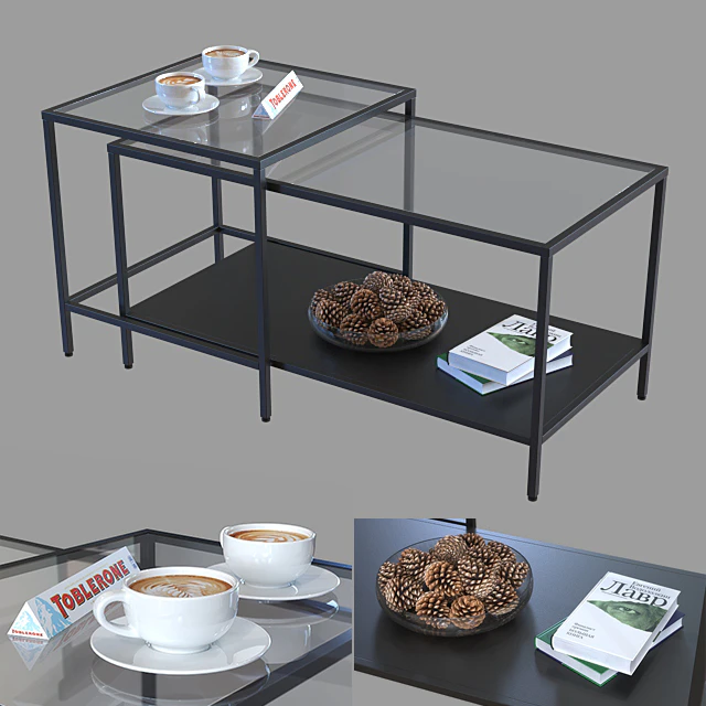 A set of tables IKEA Vitsё. — Descargar