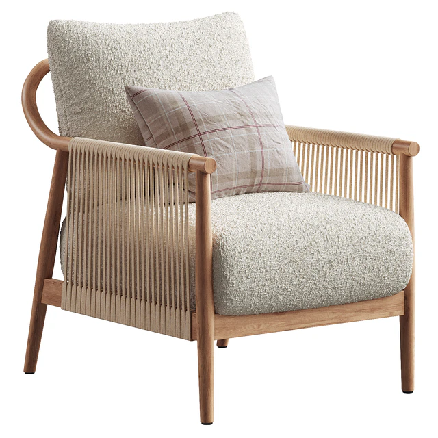 Brena Upholstered Armchair — Descargar