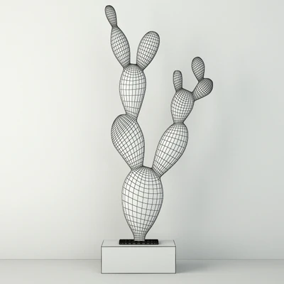 Metal Cactus Sculptures — Ver 2