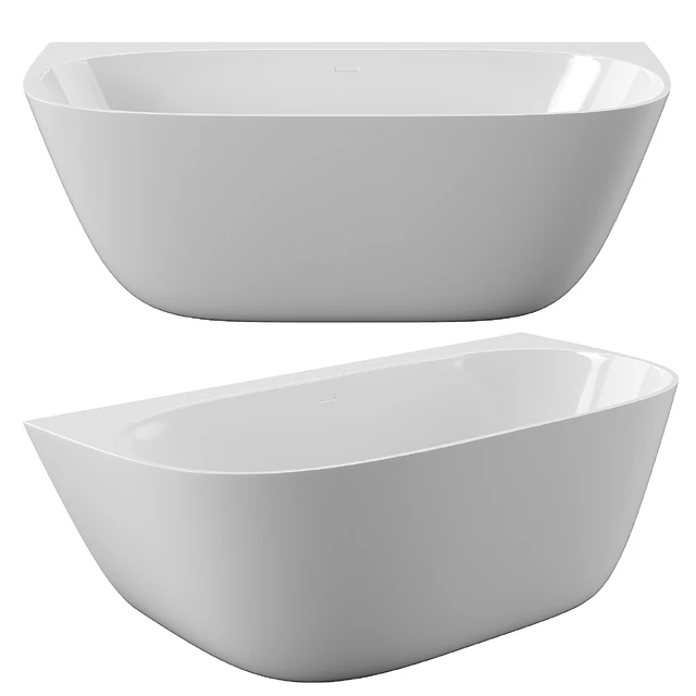 Wall-mounted bathtub Salini SOFIA WALL — Descargar