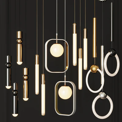 Four Pendant Lights amazing set vol.28 — Вид 2