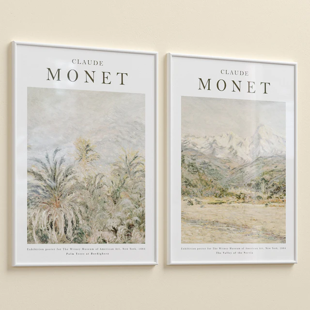 Monet Vintage Exhibition Poster P-610 — Скачать