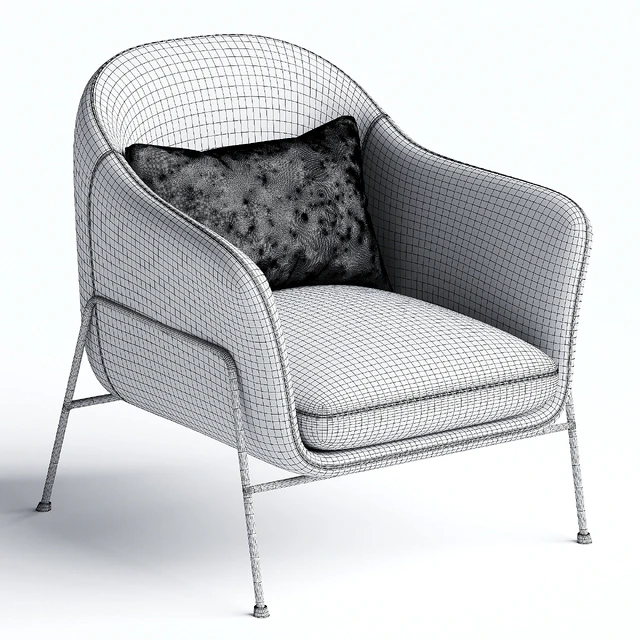 Wiley Ivory White Sherpa Armchair — Descargar