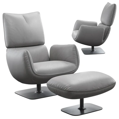 COR JALIS LOUNGE leather ( Vray+Corona ) — Ver 1