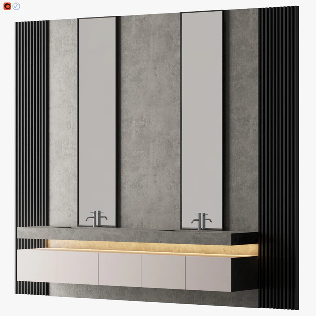 Concrete Bathroom — Descargar