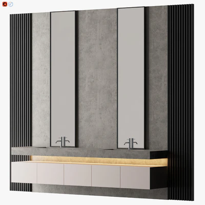 Concrete Bathroom — Ver 2