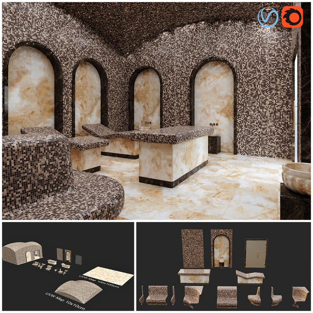 Hamam set / Хамам набор — Скачать