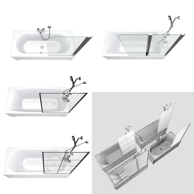 Набор прямоугольных ванн Villeroy & Boch set 58 (Loop & Friends,Architectura,My Art,Libra) — Скачать