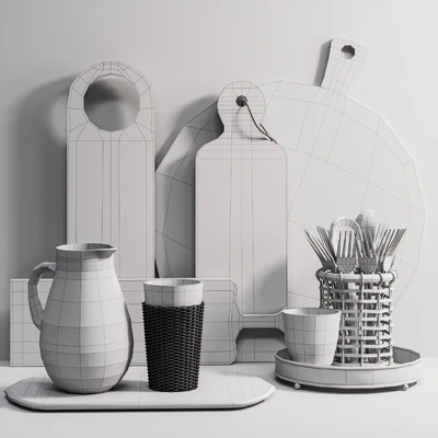 Decorative set for the kitchen — Ver 3