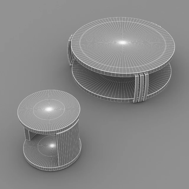 Set of round coffee tables Giorgio collectio, collection Luna — Descargar