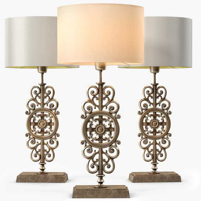 LuxDeco Prague Bronze Table Lamp — Descargar
