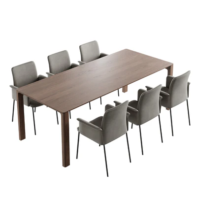 Dining set christine kroencke porto table / jaro 200 chair — Ver 3