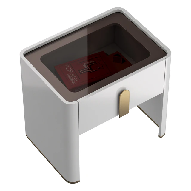 Italian light luxury bedroom bedside table — Скачать