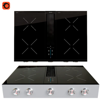 BORA Pro cooktop with integrated cooker hood — View 1