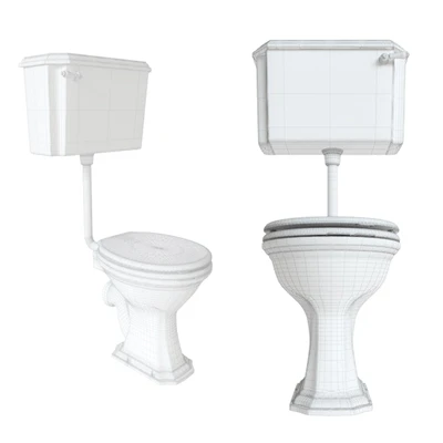 Oxford toilet bowl — Ver 2