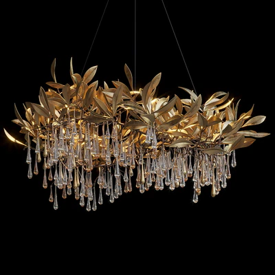 Hanging chandelier Vargov Design - Olive — Ver 1
