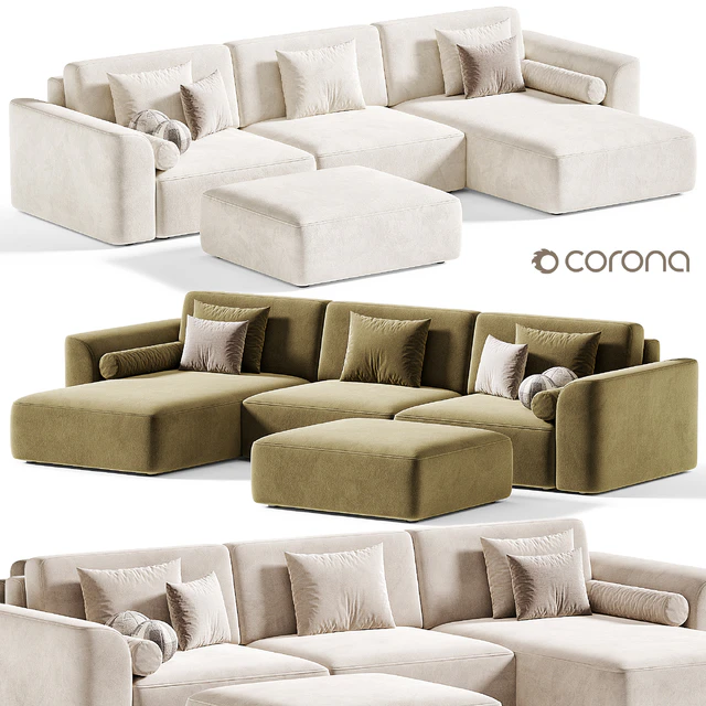 Corner Sofa Space-2, Space-2 Sofa — Descargar