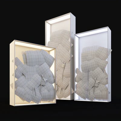 Световой короб с тропическими листьями — Вид 2