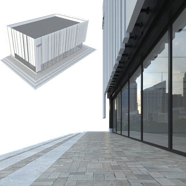 Modern Commercial Building No 2 — Descargar