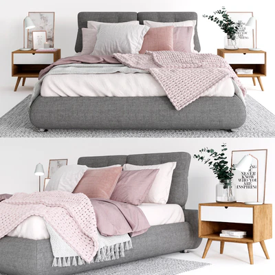 Scandinavian bedroom set 01 — Ver 1
