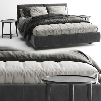 Flexform Newbridge Soft Bed — Ver 2