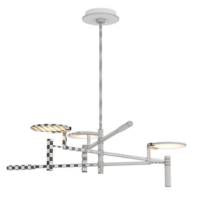 Melange Floating Disc Chandelier — Descargar