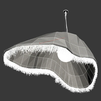 Karman fiberglass pendant lamp moby dick — Вид 5