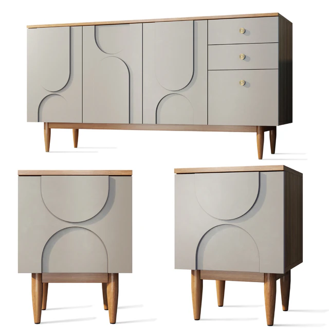 Chest of drawers sideboard bedside table Arka Etagerca Shelf — Descargar