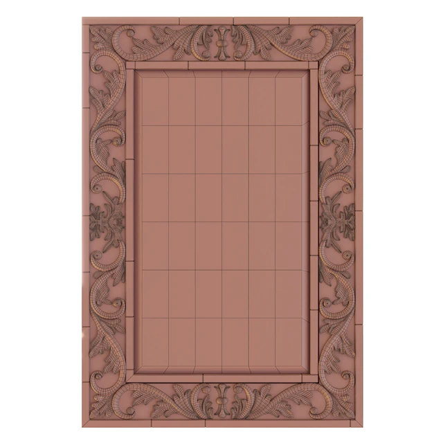 Hamilton Hills Large Gold Antique Inlay Baroque Styled Framed Mirror | Aged — Descargar
