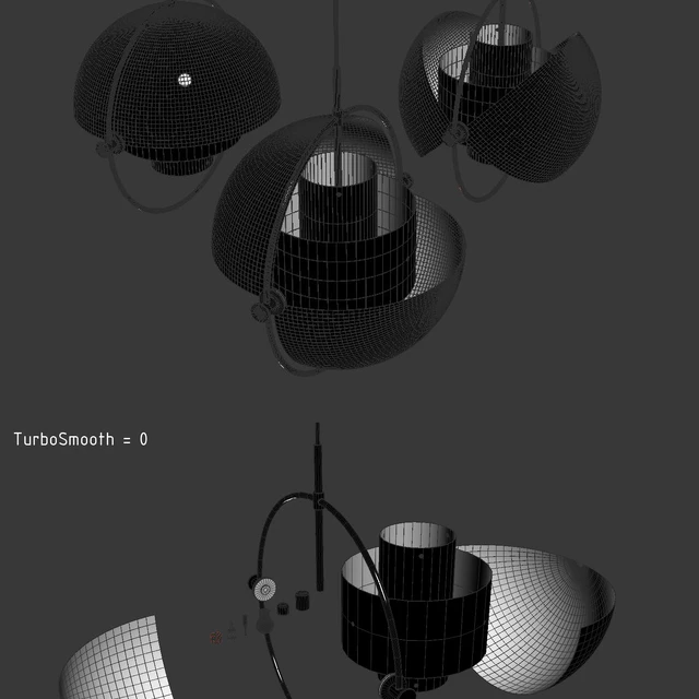 Pendant lamp Gubi Multi - lite  cor   v-ray — Descargar
