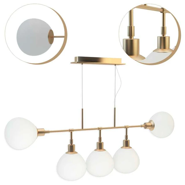 Suspended chandelier Maytoni Erich MOD221-PL-05-G — Descargar
