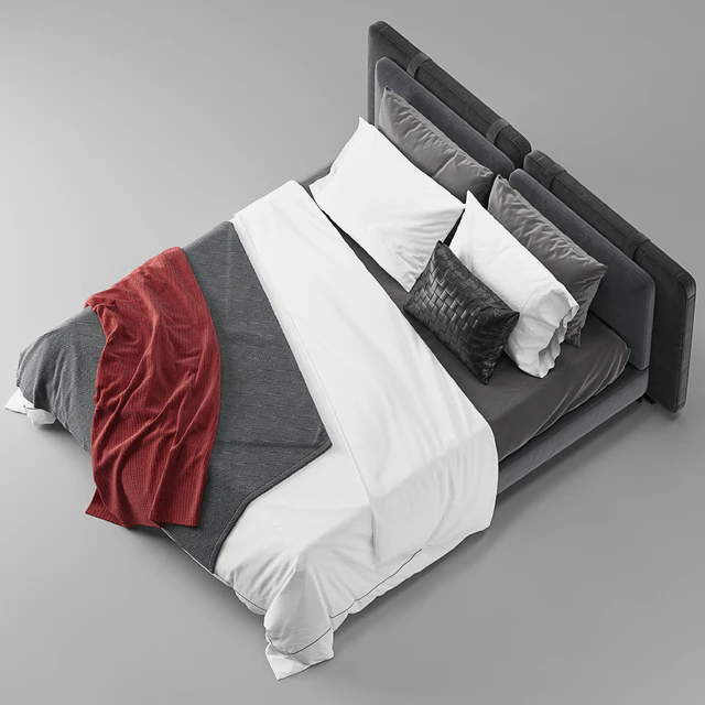 Minotti Tatlin Soft bed — Скачать
