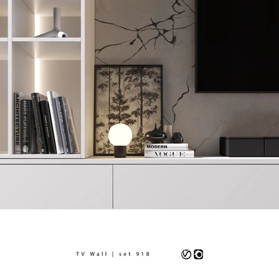 TV Wall | set 918 — Ver 3