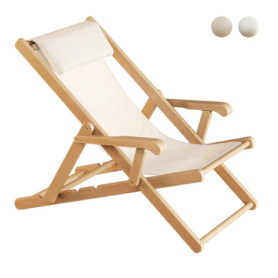 Folding deck chair CHELSEA by Unopiù — View 1