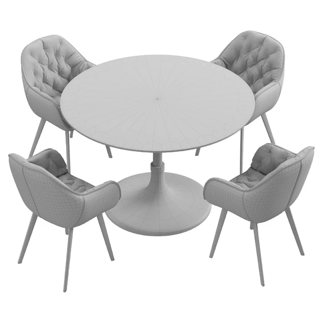 La forma & CB2 Hackney dining set — Descargar