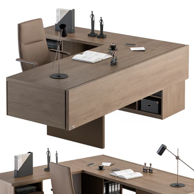 Boss Desk Wood and MDF - Office Furniture 243 — Ver 3