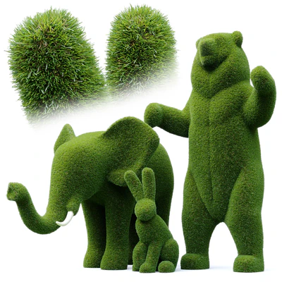 Topiary "Bacho" Bear Hare and Elephant — Ver 1