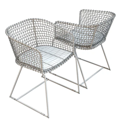 Crate & Barrel Tig Barrel Dining Chair — Ver 3