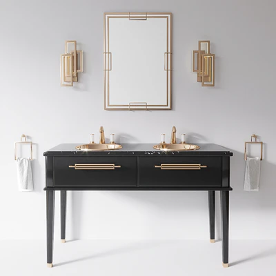 Riviere Black Nero Marquinia 2x sink by Oasis Group — Ver 1