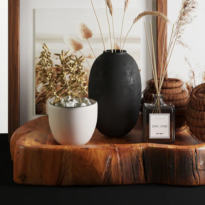 Natural Wood and Wheat decorative — Ver 2