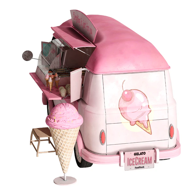 Foodtruck ice cream set 2 — Скачать
