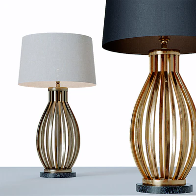 Grand Scale Architectural Vase Form Buffet Lamp — Ver 1