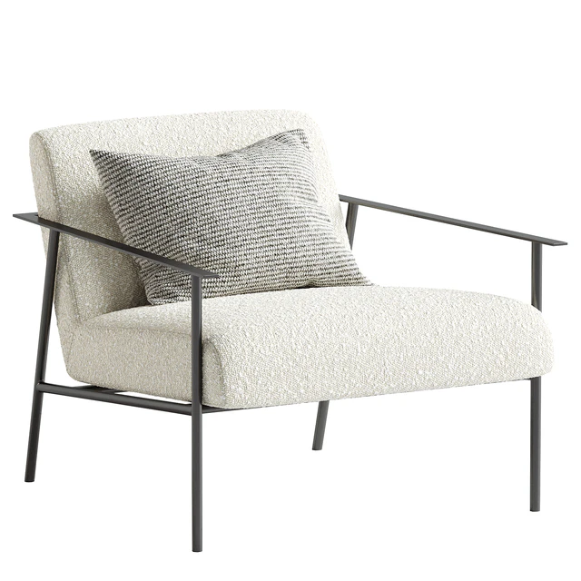 Tracy Fabric Lounge Chair Beige — Descargar