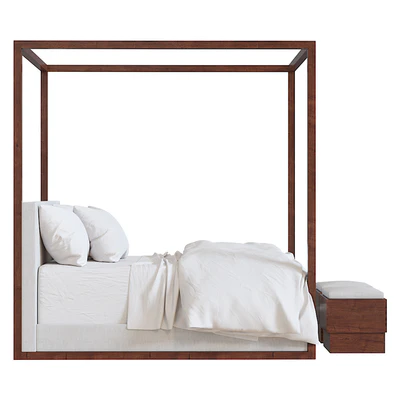 Ralph Lauren Desert Modern Canopy Bed (queen size) — Ver 2