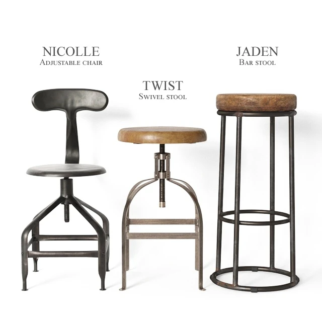industrial stools and chairs part2 — Descargar
