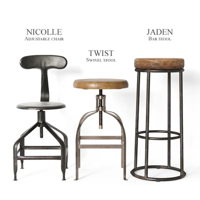 industrial stools and chairs part2 — Ver 1