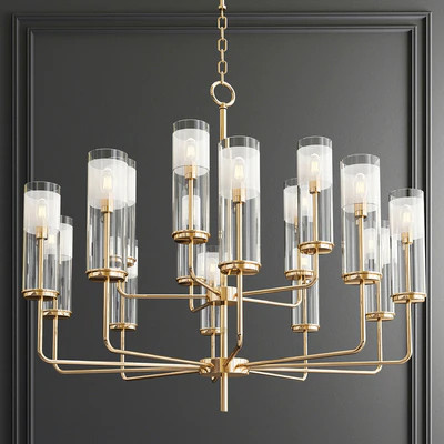 Lessman 15 Light Shaded Tiered Chandelier — Descargar