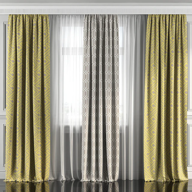 Curtains with window 155 — Descargar