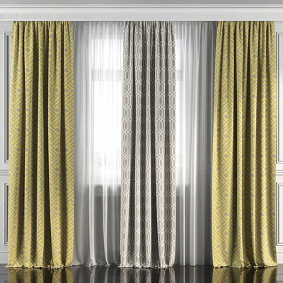 Curtains with window 155 — Ver 3